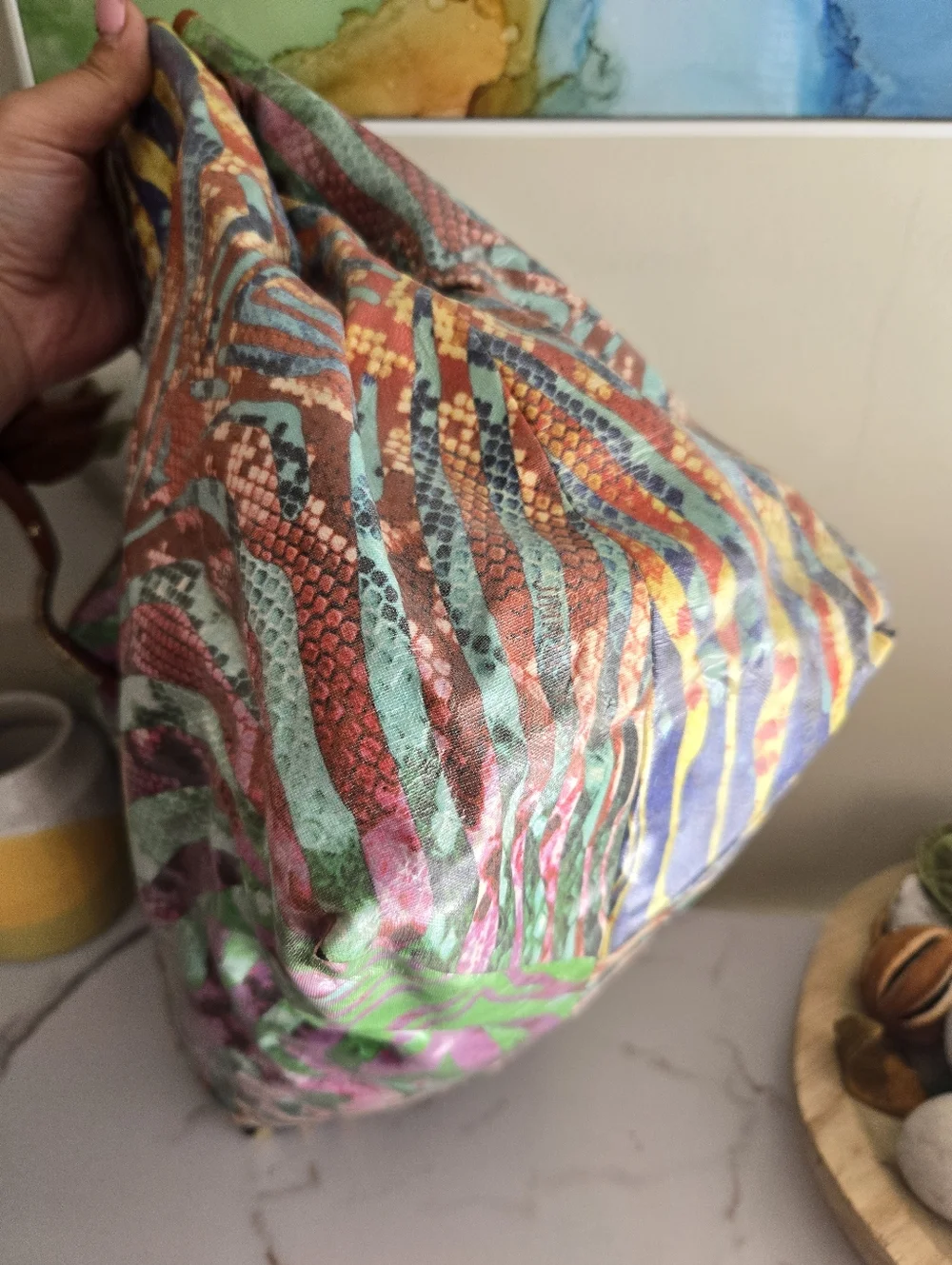 GUC Jimmy Choo Large Animal Print Tote Bag - Picture 7 of 16